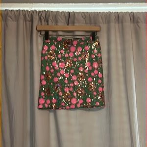 Topshop Sequin Mini Skirt